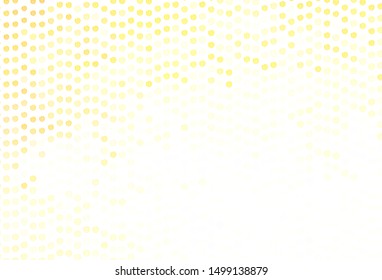 Light Orange vector template with wry lines. A completely new colorful illustration in simple style. A new texture for your  ad, booklets, leaflets.