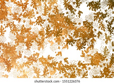 Light Orange vector texture with abstract forms. Simple colorful illustration with abstract gradient shapes. Modern design for your business card.