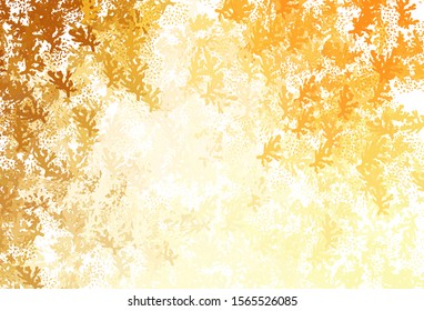 Light Orange vector texture with abstract forms. Modern abstract illustration with colorful random forms. Background for a cell phone.