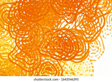 Light Orange vector texture with abstract forms. Simple colorful illustration with abstract gradient shapes. Modern design for your business card.