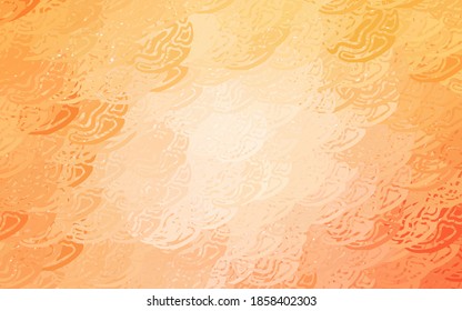 Light Orange vector texture with abstract poly forms. Illustration with colorful gradient shapes in abstract style. Elegant design for wallpapers.