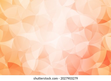 Light Orange vector texture with abstract forms. Modern abstract illustration with colorful random forms. Background for a cell phone.
