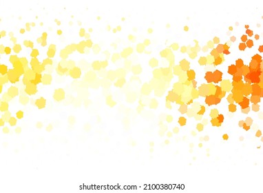 Light Orange vector texture with abstract forms. Modern abstract illustration with colorful random forms. Best smart design for your business.