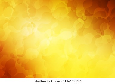 Light Orange vector texture with abstract forms. Simple colorful illustration with abstract gradient shapes. Best smart design for your business.
