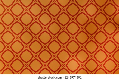 Light Orange vector texture with beautiful stars. Stars on blurred abstract background with gradient. Smart design for your business advert.