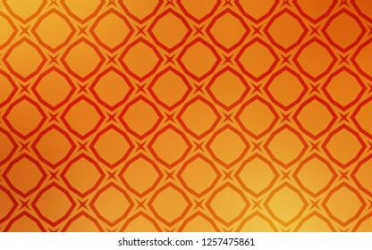 Light Orange vector texture with beautiful stars. Stars on blurred abstract background with gradient. Best design for your ad, poster, banner.