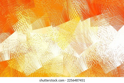 Light Orange vector texture with bent lines. An elegant bright illustration with gradient lines. Business design for posters, banners.