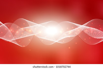 Light Orange vector texture with birthday confetti. Confetti on blurred abstract background with colorful gradient. The pattern can be used for carnival, festival leaflets.