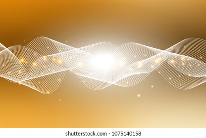 Light Orange vector texture with birthday confetti. Blurred decorative design in anniversary style with confetti. New design for ad, poster, banner of your Party.