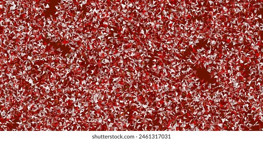 Light orange vector texture with bright snowflakes. Abstract gradient colorful snowflakes and snow elements. New year leaflet pattern.