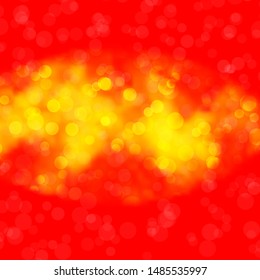 Light Orange vector texture with circles. Abstract decorative design in gradient style with bubbles. Pattern for websites, landing pages.