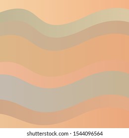 Light Orange vector texture with circular arc. Colorful illustration in circular style with lines. Template for your UI design.