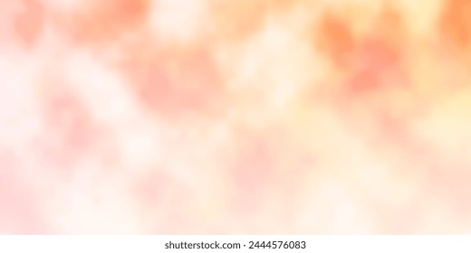 Light Orange vector texture with cloudy sky. Shining illustration with abstract gradient clouds. Pattern for your booklets, leaflets.