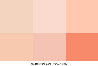 Light Orange vector texture with collection of colors. Illustration with set of spectral palette. Set of colors for clever designers.