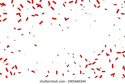 Light Orange vector texture with colored capsules. Blurred decorative design in simple style with lines. The pattern can be used for medical ad, booklets, leaflets
