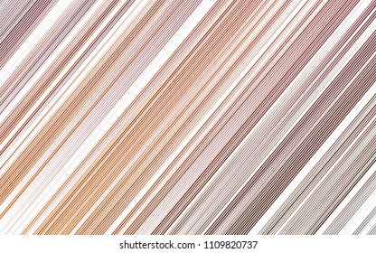 Light Orange vector texture with colored lines. Decorative shining illustration with lines on abstract template. The pattern can be used for busines ad, booklets, leaflets