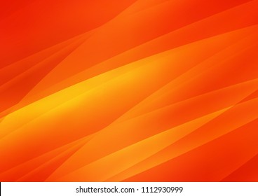 Light Orange vector texture with colored lines. Shining colored illustration with narrow lines. The pattern can be used as ads, poster, banner for commercial.