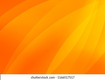 Light Orange vector texture with colored lines. Decorative shining illustration with lines on abstract template. Best design for your ad, poster, banner.