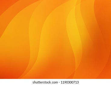 Light Orange vector texture with colored lines. Decorative shining illustration with lines on abstract template. The pattern can be used for busines ad, booklets, leaflets