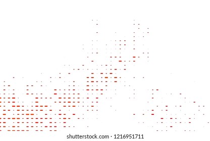 Light Orange vector texture with colored lines. Lines on blurred abstract background with gradient. The pattern can be used for busines ad, booklets, leaflets