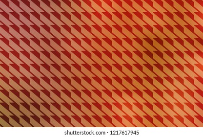 Light Orange vector texture with colored lines. Shining colored illustration with sharp stripes. Pattern for ad, booklets, leaflets.