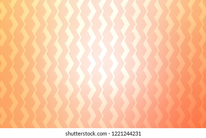 Light Orange vector texture with colored lines. Shining colored illustration with sharp stripes. Template for your beautiful backgrounds.
