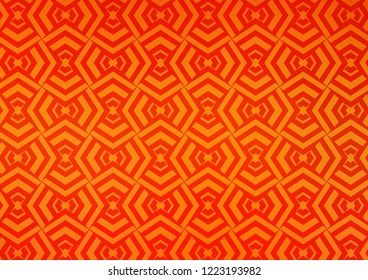 Light Orange vector texture with colored lines. Lines on blurred abstract background with gradient. Pattern for ads, posters, banners.