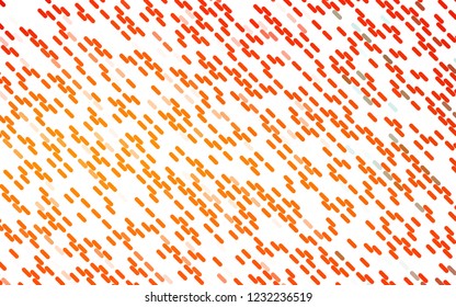 Light Orange vector texture with colored lines. Lines on blurred abstract background with gradient. Pattern for business booklets, leaflets.