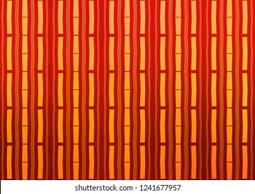 Light Orange vector texture with colored lines. Modern geometrical abstract illustration with staves. The pattern can be used as ads, poster, banner for commercial.