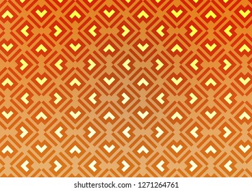 Light Orange vector texture with colored lines. Blurred decorative design in simple style with lines. Smart design for your business advert.