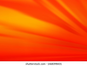 Light Orange vector texture with colored lines. Shining colored illustration with narrow lines. Smart design for your business advert.