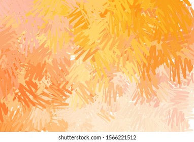 Light Orange vector texture with colored lines. Glitter abstract illustration with colorful sticks. Pattern for ads, posters, banners.