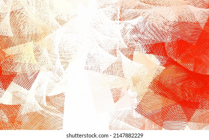 Light Orange vector texture with colored lines. Shining colored illustration with sharp stripes. Best design for your ad, poster, banner.