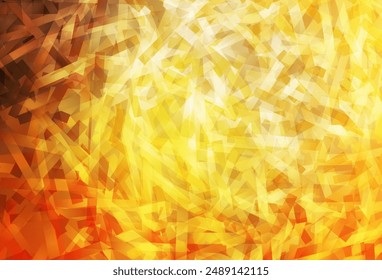 Light Orange vector texture with colored lines. Modern geometrical abstract illustration with Lines. Pattern for your busines websites.