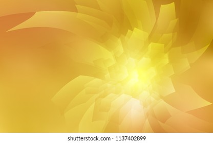 Light Orange vector texture with colorful hexagons. Illustration with set of colorful hexagons. Pattern can for your ad, booklets.