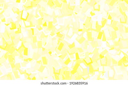 Light Orange vector texture with colorful hexagons. Illustration of colored hexagons on blur surface. New template for your brand book.