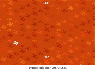 Light Orange vector texture with colorful lines. Lines on blurred abstract background with gradient. Pattern for business booklets, leaflets.