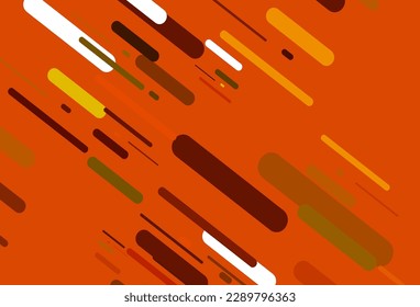 Light Orange vector texture with colorful lines. Modern geometrical abstract illustration with staves. Smart design for your business advert.