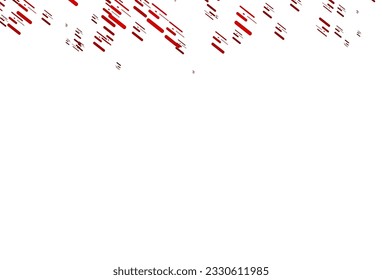 Light Orange vector texture with colorful lines. Lines on blurred abstract background with gradient. Best design for your ad, poster, banner.