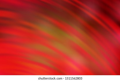 Light Orange vector texture with curved lines. A completely new colorful illustration in simple style. A completely new design for your business.