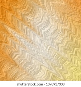 Light Orange vector texture with curves. Colorful illustration with curved lines. Pattern for commercials, ads.