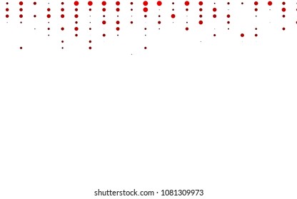 Light Orange vector  texture with disks. Abstract illustration with colored bubbles in nature style. The pattern can be used for beautiful websites.