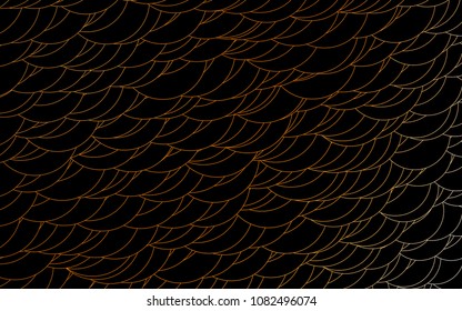 Light Orange vector  texture with disks. Glitter abstract illustration with blurred drops of rain. Pattern can be used as texture of water, rain drops.