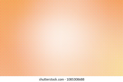 Light Orange vector texture with disks. Abstract illustration with colored bubbles in nature style. Pattern can be used for ads, leaflets.