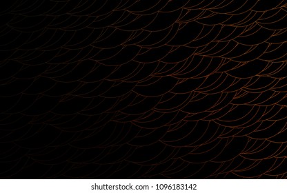 Light Orange vector  texture with disks. Beautiful colored illustration with blurred circles in nature style. The pattern can be used for ads, leaflets of liquid.