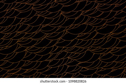 Light Orange vector  texture with disks. Blurred decorative design in abstract style with bubbles. New design for ad, poster, banner of your website.