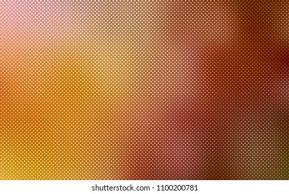 Light Orange vector texture with disks. Beautiful colored illustration with blurred circles in nature style. Pattern can be used for beautiful websites.