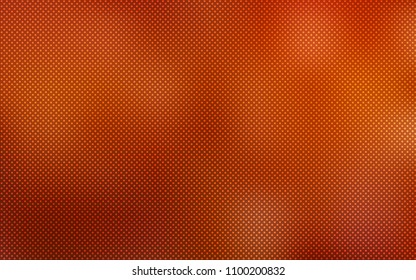 Light Orange vector texture with disks. Blurred bubbles on abstract background with colorful gradient. Pattern can be used for futuristic ad, booklets.