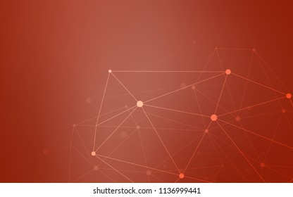 Light Orange vector texture with disks, lines. Illustration with set of colorful abstract circles and lines. New design for ad, poster, banner of your website.