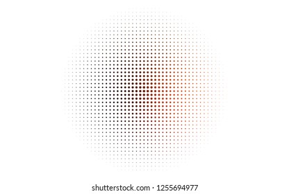 Light Orange vector texture with disks. Blurred decorative design in abstract style with bubbles. Pattern for ads, booklets.